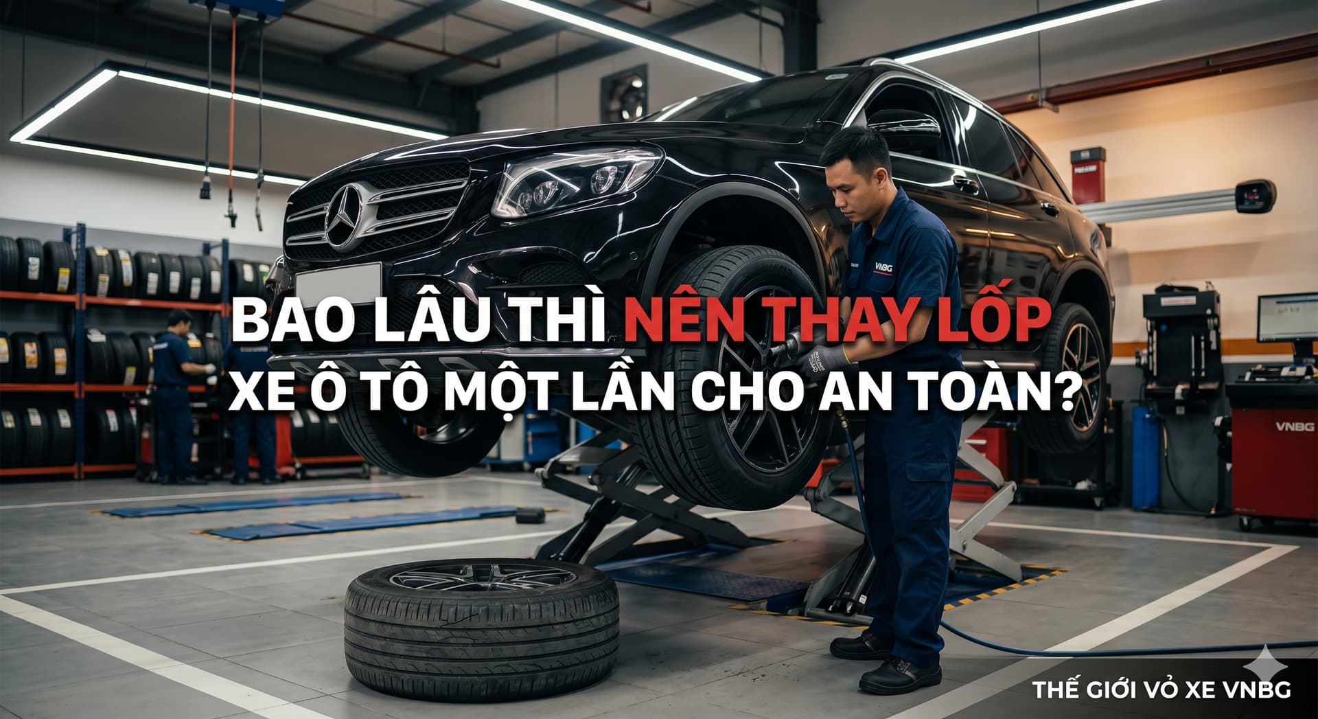Vá vỏ lưu động xe container tại Thuận An và Dĩ An