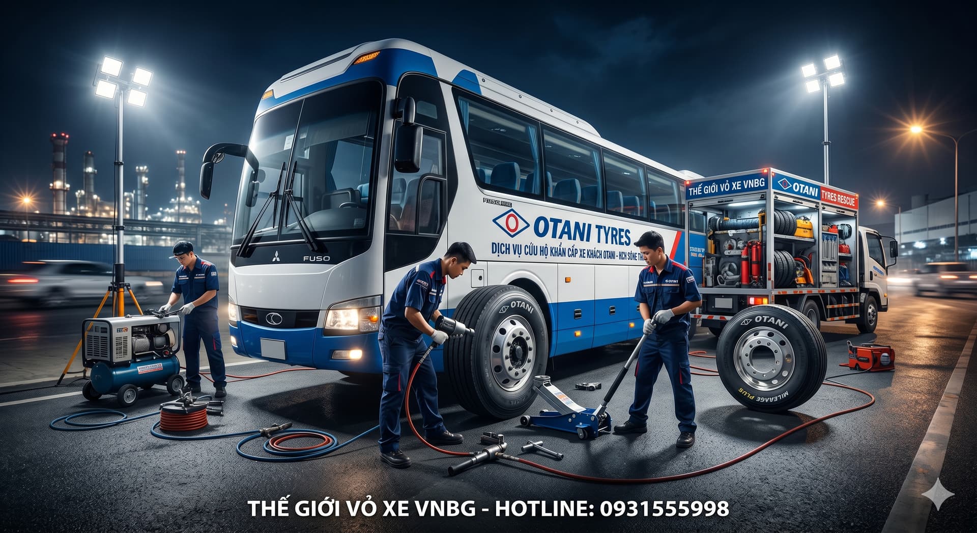 Cứu hộ lốp Mỹ Phước – Tân Vạn 24/7 cho ô tô, xe tải 1 Cứu hộ lốp Mỹ Phước Tân Vạn cho ô tô và xe tải