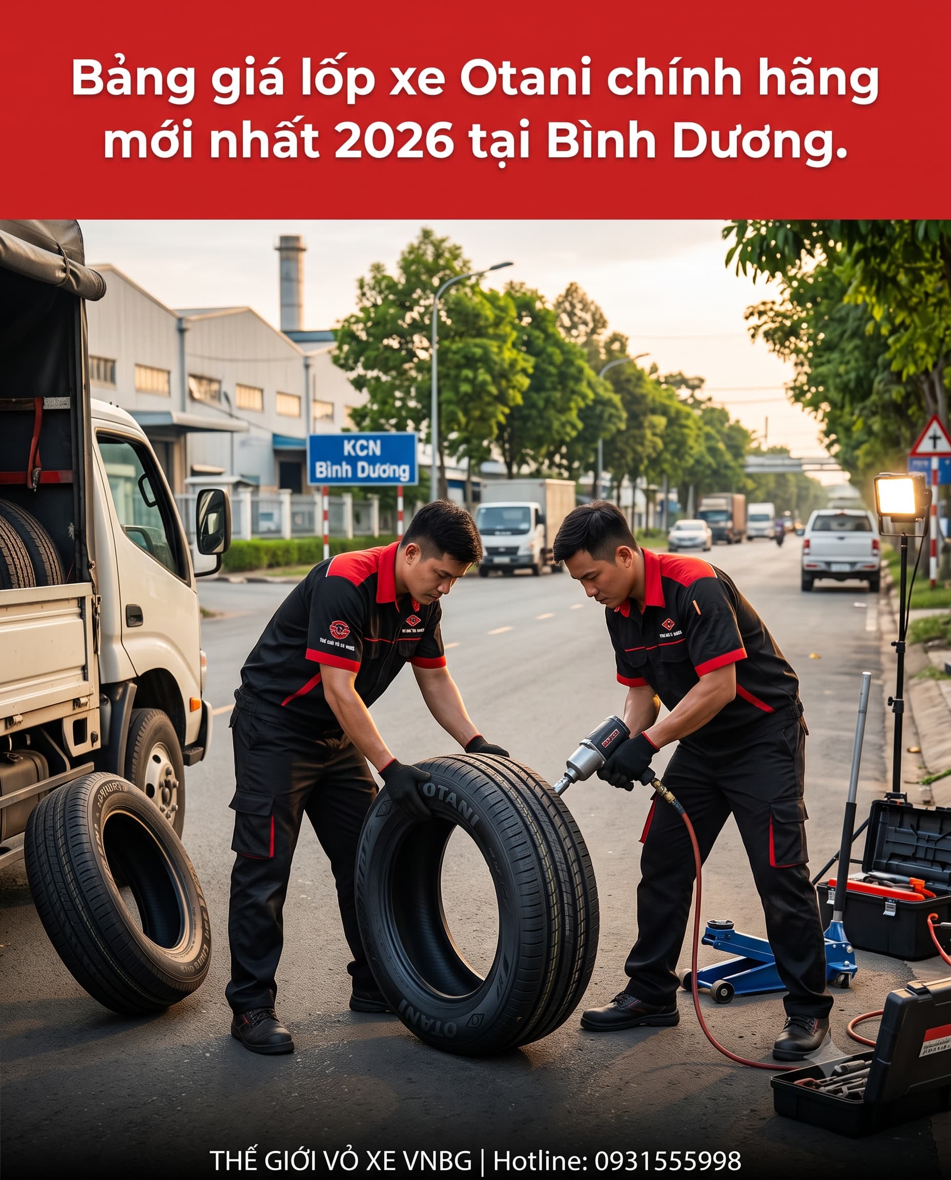 Bảng giá lốp xe Otani chính hãng mới nhất 2026 tại Bình Dương 1 Bảng giá lốp xe Otani chính hãng mới nhất 2026 tại Bình Dương