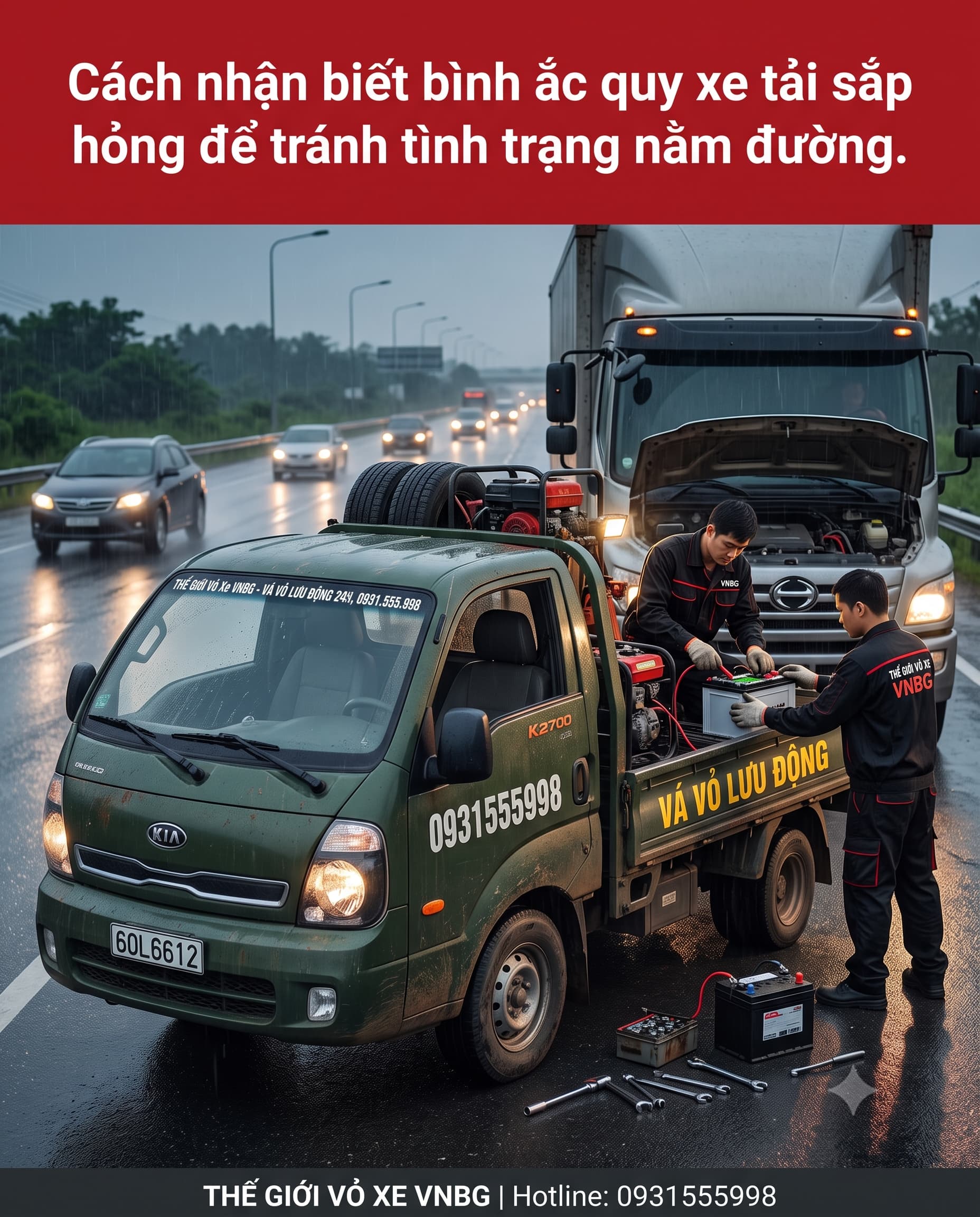 Cách nhận biết bình ắc quy xe tải sắp hỏng để tránh tình trạng nằm đường. 3 cách nhận biết bình ắc