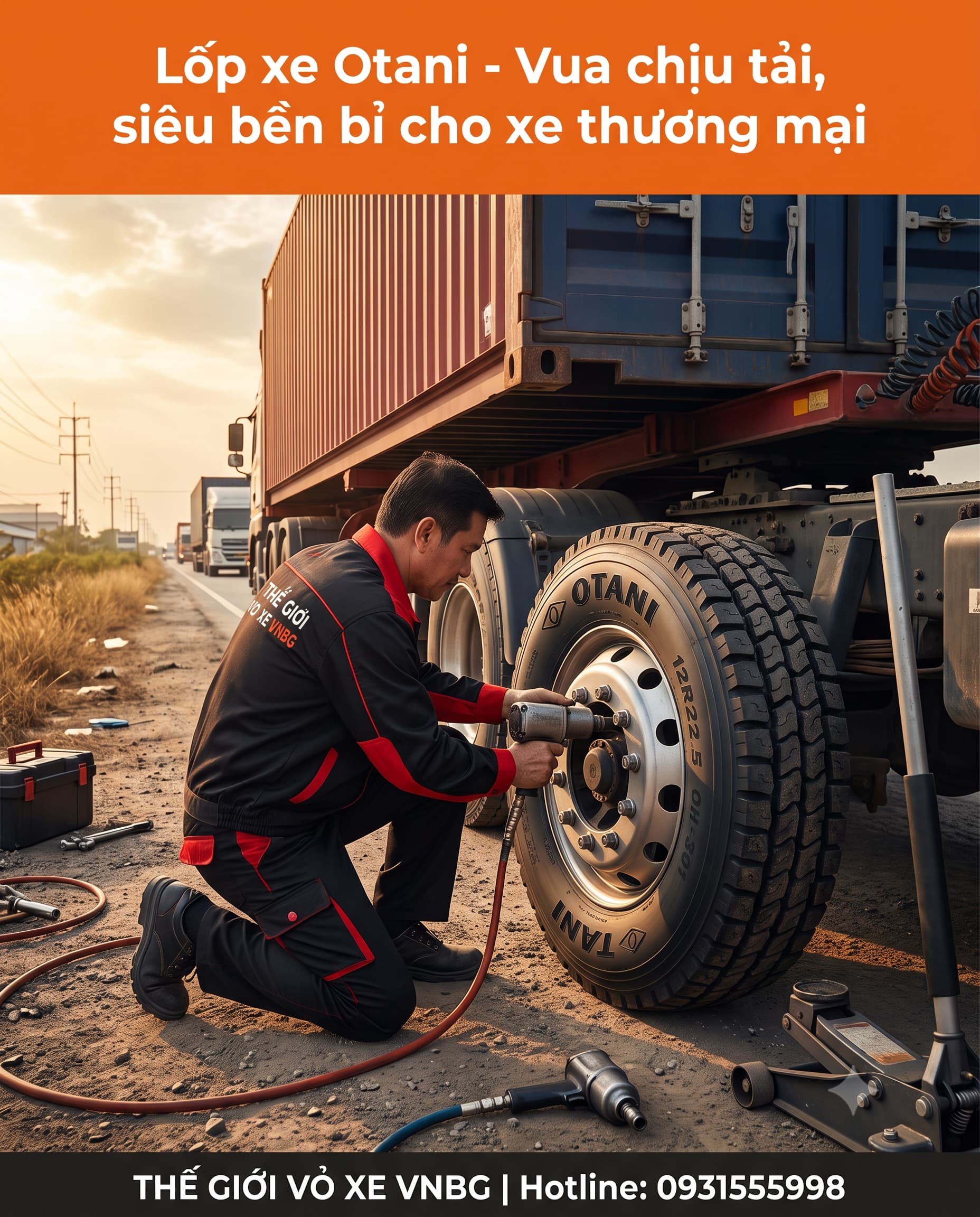 Lốp xe Otani - Vua chịu tải, siêu bền bỉ cho xe thương mại 1 Lốp xe Otani - Vua chịu tải, siêu bền bỉ cho xe thương mại