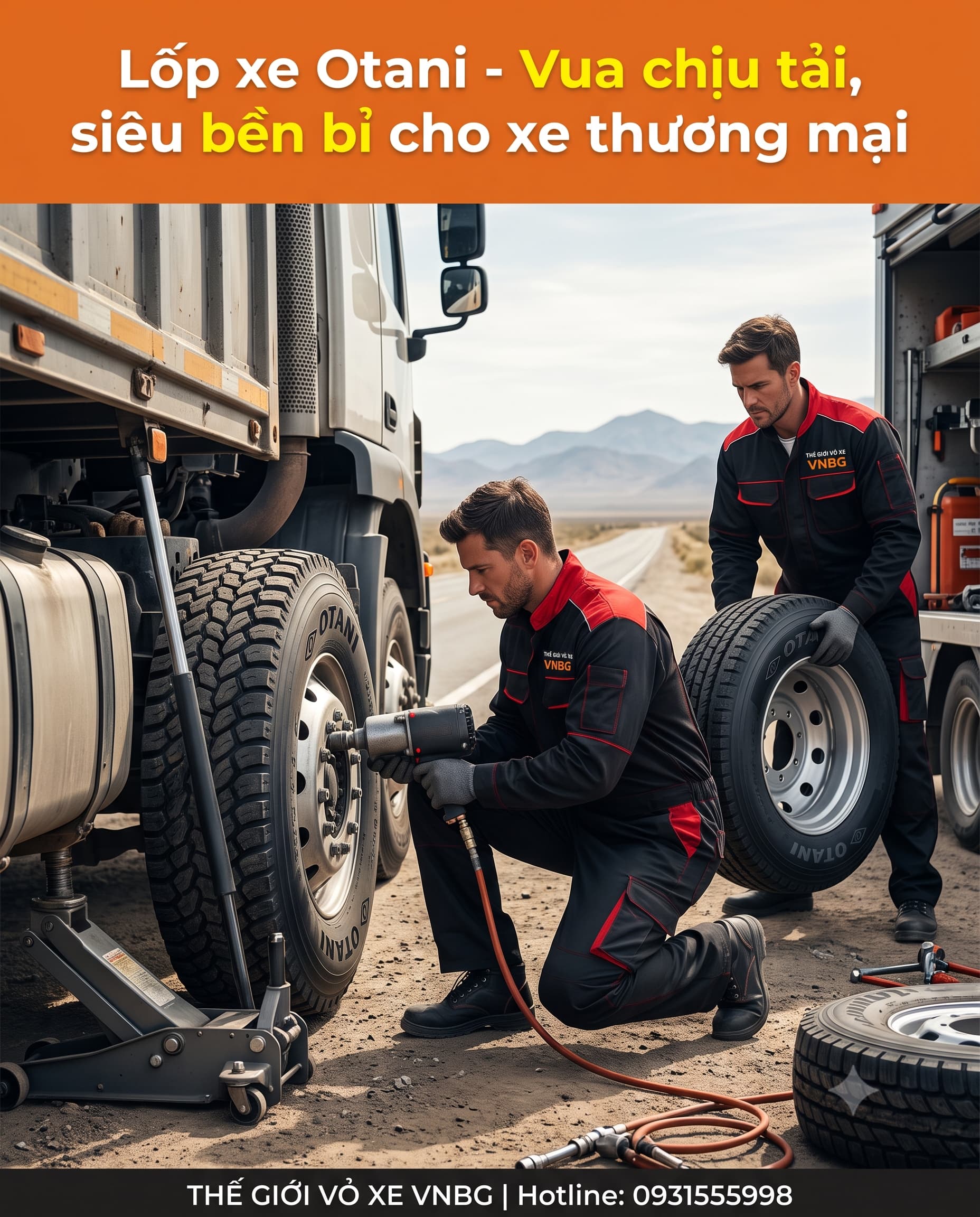 Lốp xe Otani - Vua chịu tải, siêu bền bỉ cho xe thương mại 1 Lốp xe Otani - Vua chịu tải, siêu bền bỉ cho xe thương mại