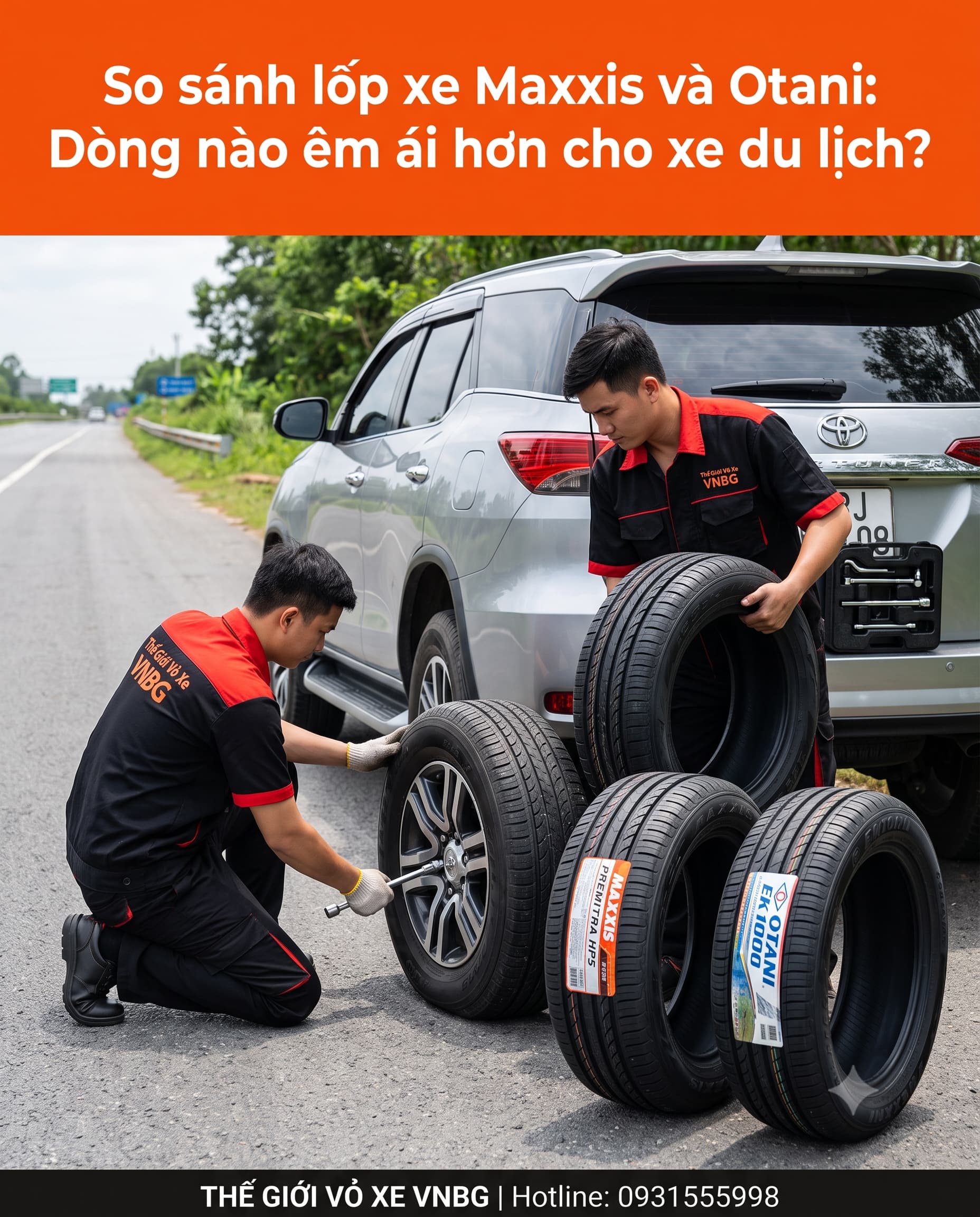 So sánh lốp xe Maxxis và Otani Dòng nào êm ái hơn cho xe du lịch? 1 So sánh lốp xe Maxxis và Otani Dòng nào êm ái hơn cho xe du lịch?
