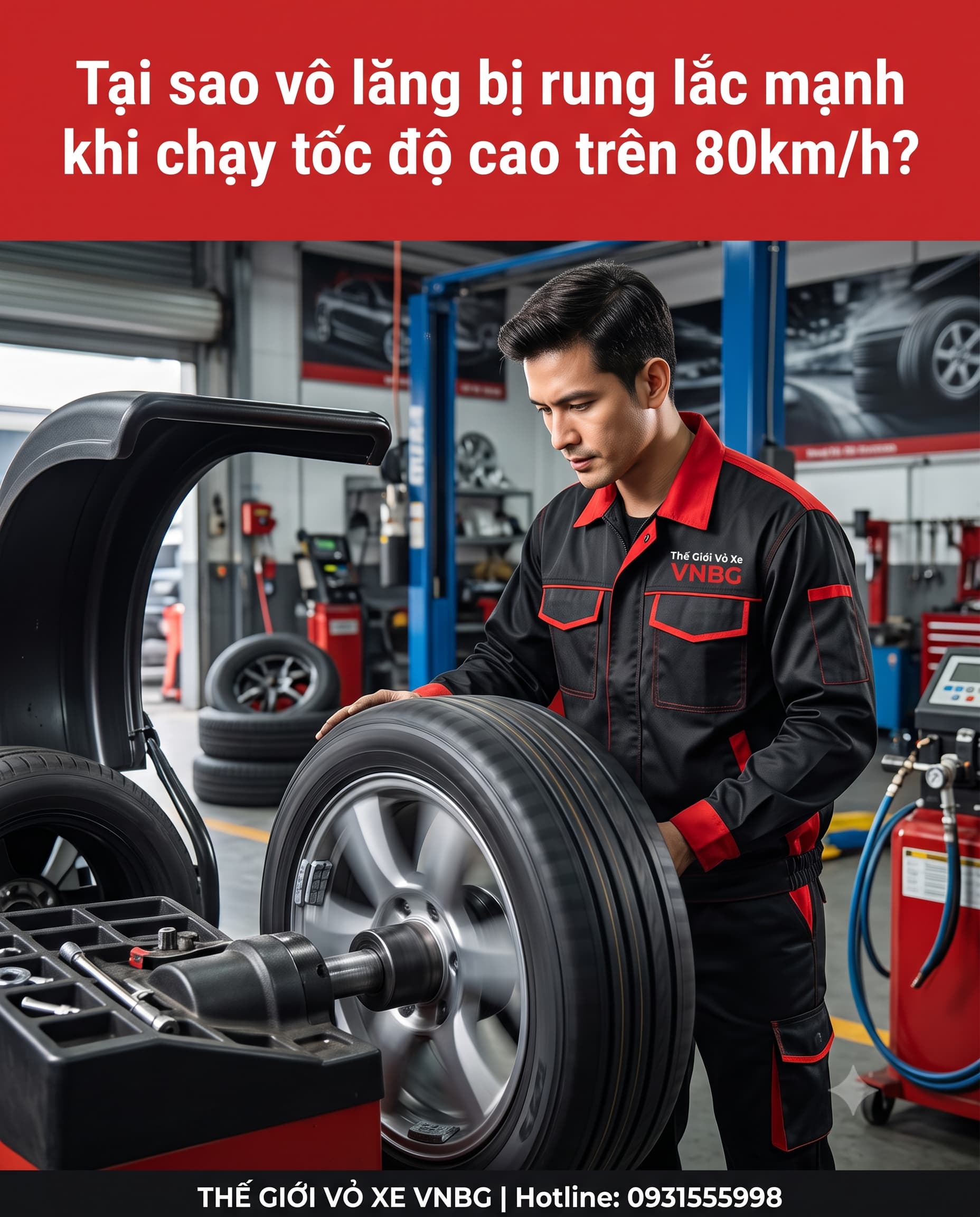 Tại sao vô lăng bị rung lắc mạnh khi chạy tốc độ cao trên 80km/h? 1 Tại sao vô lăng bị rung lắc mạnh khi chạy tốc độ cao trên 80km/h?