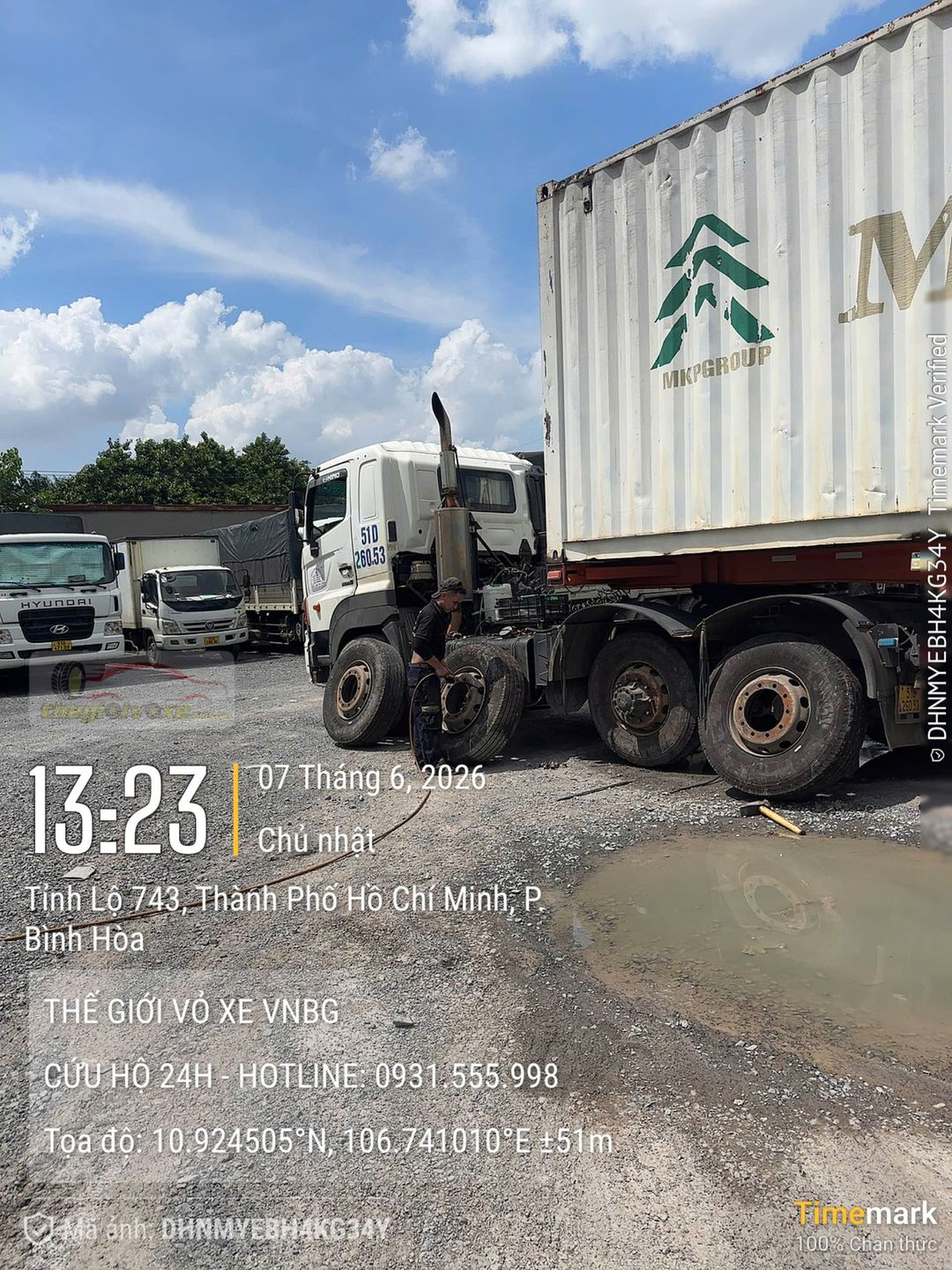 Trạm rửa xe tải bồn, xe đầu kéo siêu sạch, rộng rãi tại Thuận An 2 Trạm rửa xe tải bồn, xe đầu kéo siêu sạch, rộng rãi tại Thuận An - Hình ảnh thực tế tại xưởng VNBG