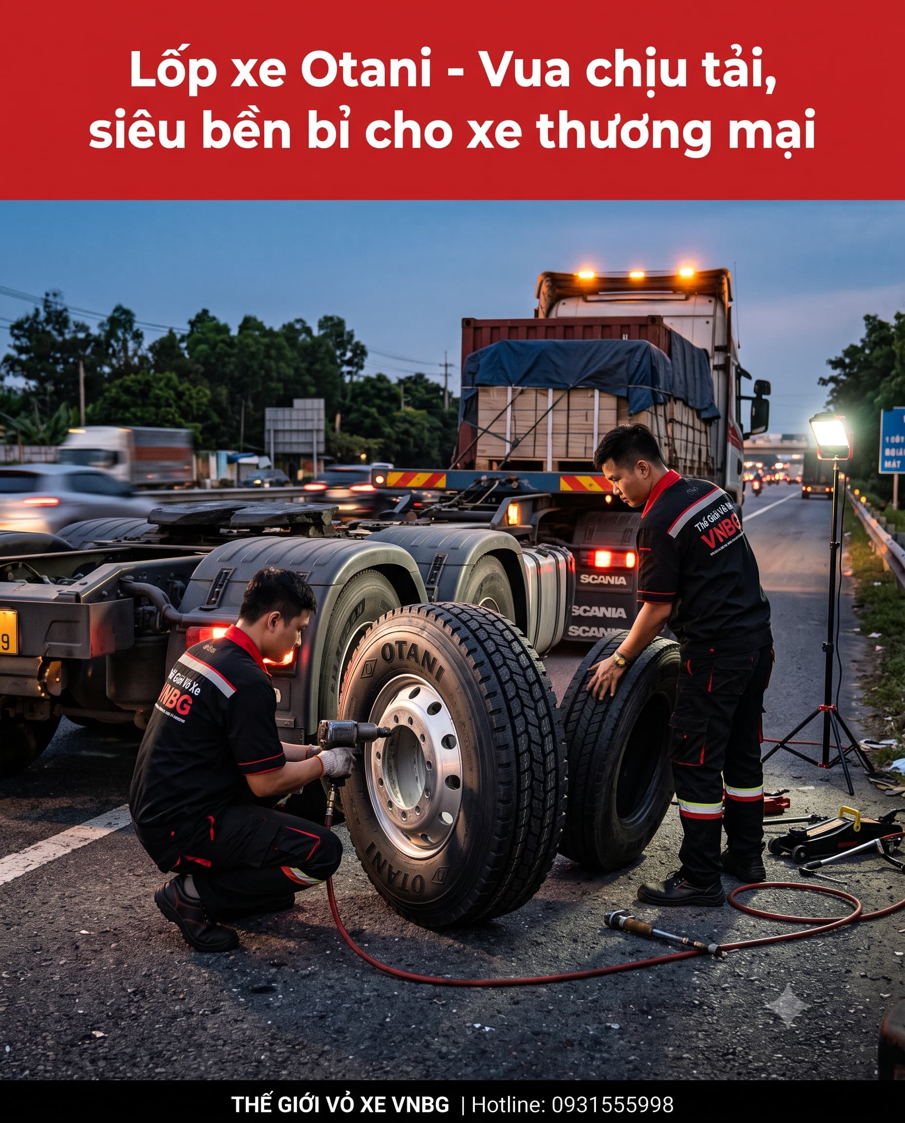 Lốp xe Otani - Vua chịu tải, siêu bền bỉ cho xe thương mại 1 Lốp xe Otani - Vua chịu tải, siêu bền bỉ cho xe thương mại
