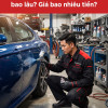 Sơn dặm tút vết xước ô tô mất bao lâu? Giá bao nhiêu tiền?
