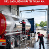 Trạm rửa xe tải bồn, xe đầu kéo siêu sạch, rộng rãi tại Thuận An