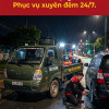 Vá vỏ ô tô lưu động Bến Cát Phục vụ xuyên đêm 24/7.