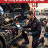 Chẩn đoán và sửa chữa hệ thống điện xe tải chập chờn.